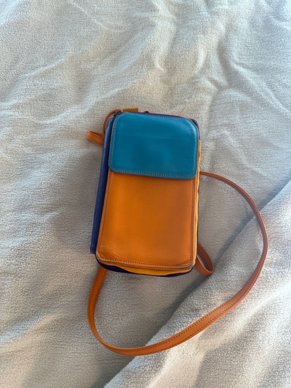 Colorblock Crossbody Phone Bag multi colored
